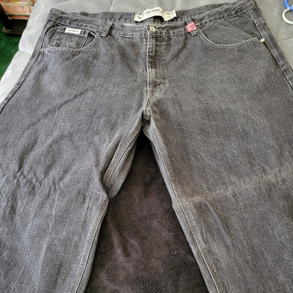 Black Avirex jeans